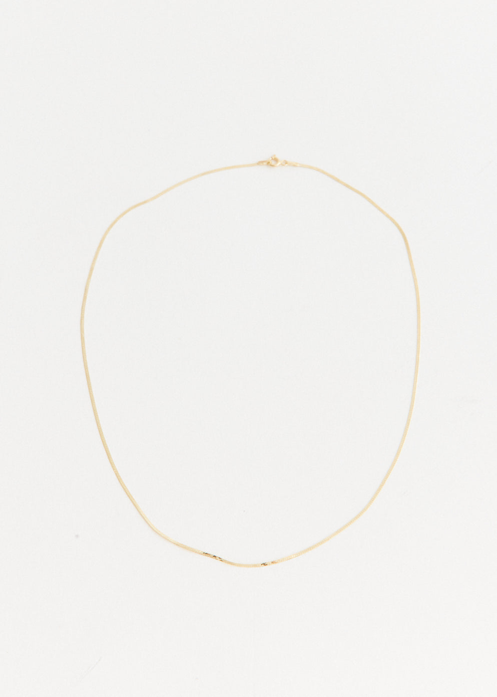 Demi Herringbone Necklace 18"