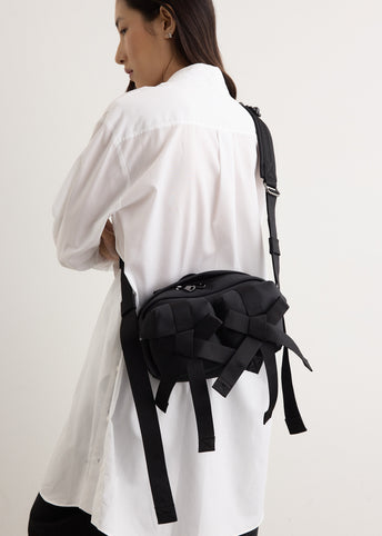 Beaded Classic Bow Crossbody Bag