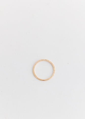 Slim Hammered Ring