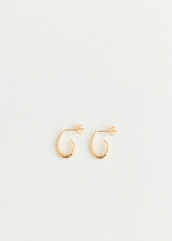 Gold Half Hoop Earrings