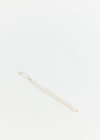 Safety Pin Pearl Bracelet