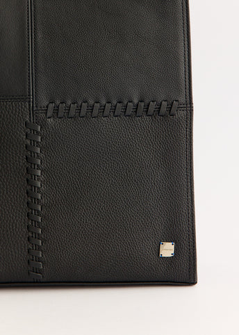 Four Grain Leather Tote Bag
