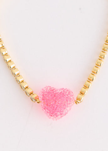 Jelly Heart Tennis Bracelet