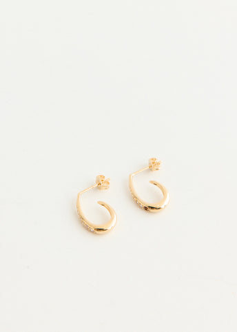 Gold Half Hoop Earrings