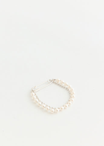 Safety Pin Pearl Bracelet