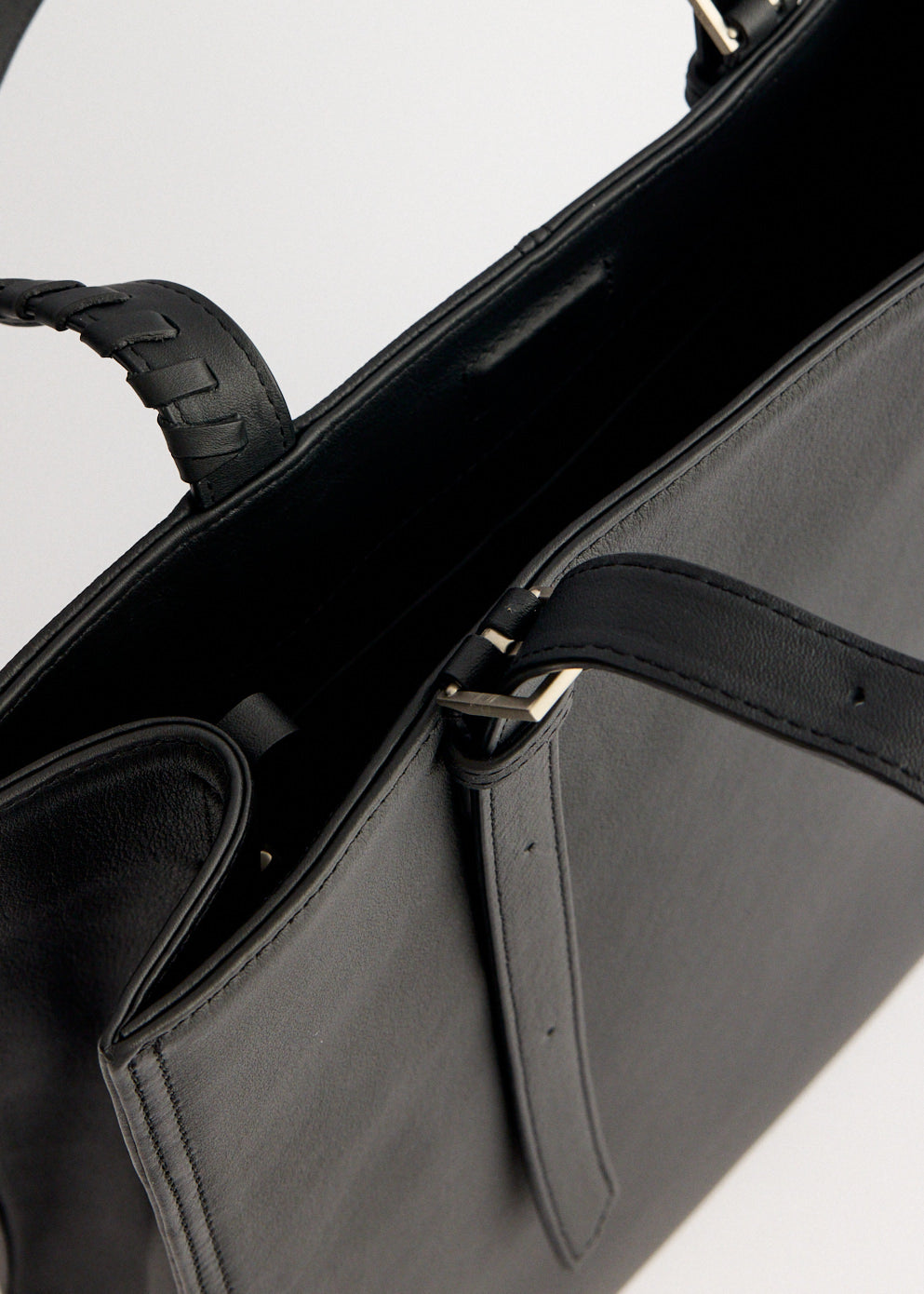 Four Grain Leather Tote Bag