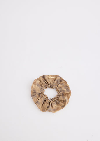 Printed Ikat Scrunchie