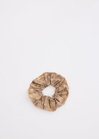 Printed Ikat Scrunchie