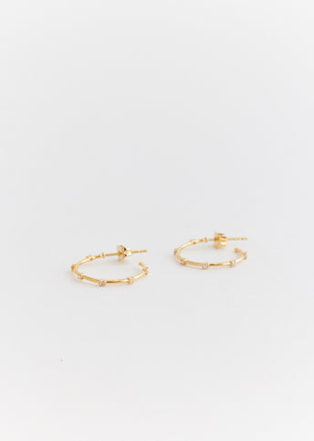 Crystal Hoop Earrings