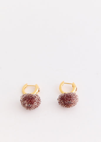 Jelly Heart Mini Hoop Earrings