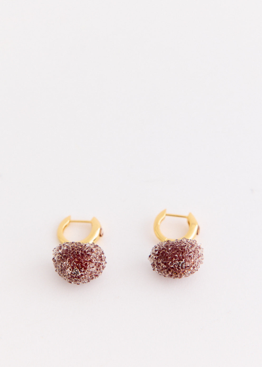 Jelly Heart Mini Hoop Earrings