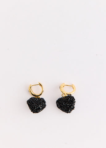 Jelly Heart Mini Hoop Earrings