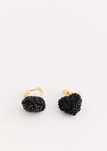 Jelly Heart Mini Hoop Earrings