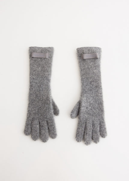 手袋 JACQUEMUS FW24 GROSGRAIN LOGO GLOVES (246AC668 5217250) The Gros Grain gloves by JACQUEMUS | Official website