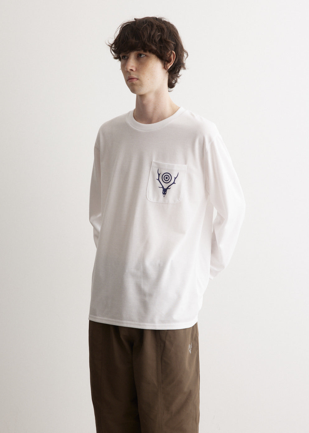 Long Sleeve Round Pocket T-Shirt