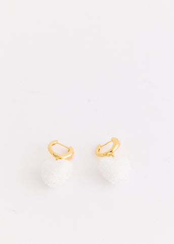Jelly Heart Mini Hoop Earrings