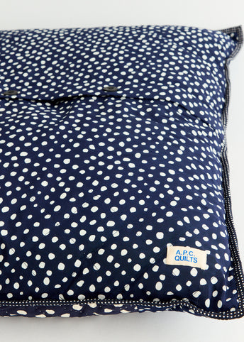 Silver Buttons Cushion