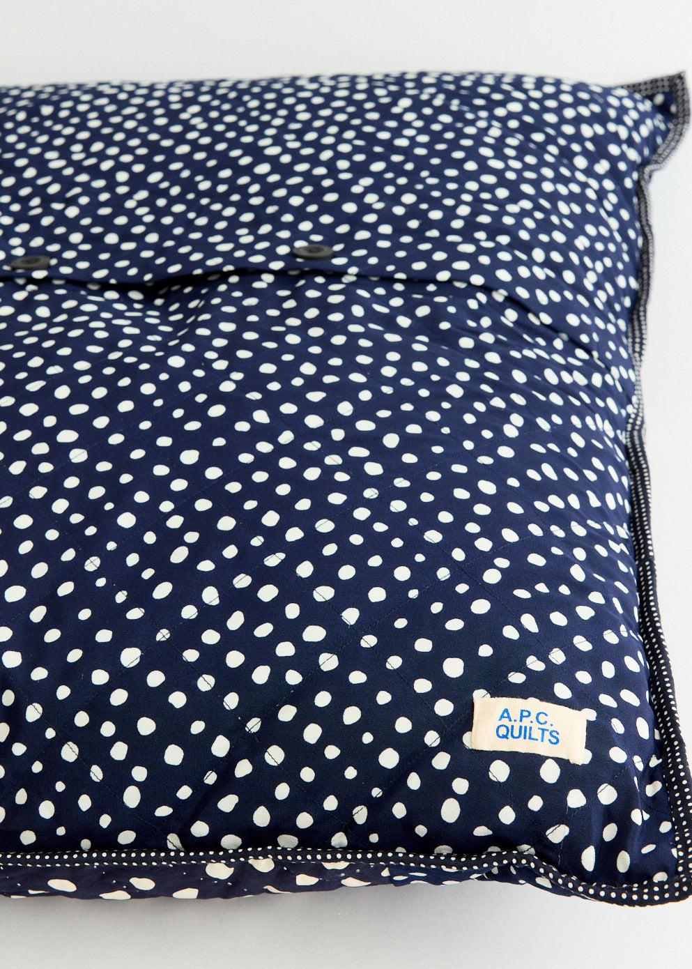 Silver Buttons Cushion
