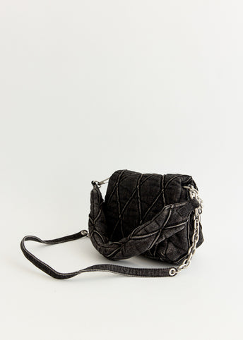 CHARM-D Shoulder S Denim Bag