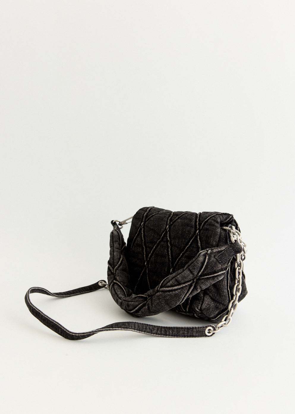 CHARM-D Shoulder S Denim Bag