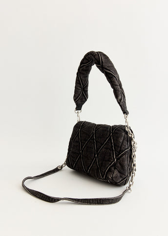 CHARM-D Shoulder S Denim Bag