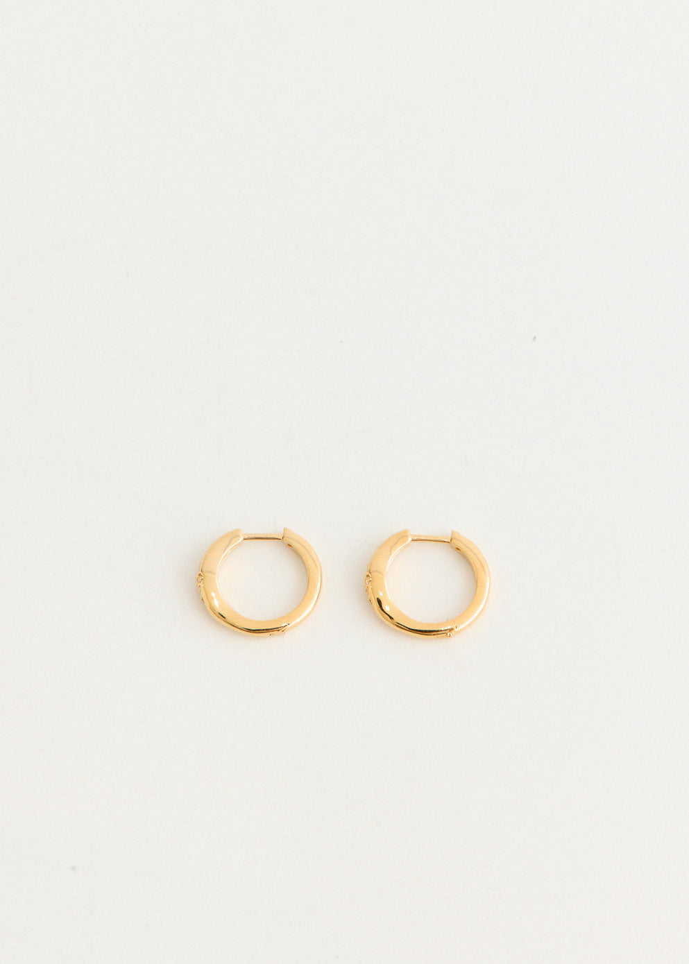 Crystal Cluster Hoop Earrings