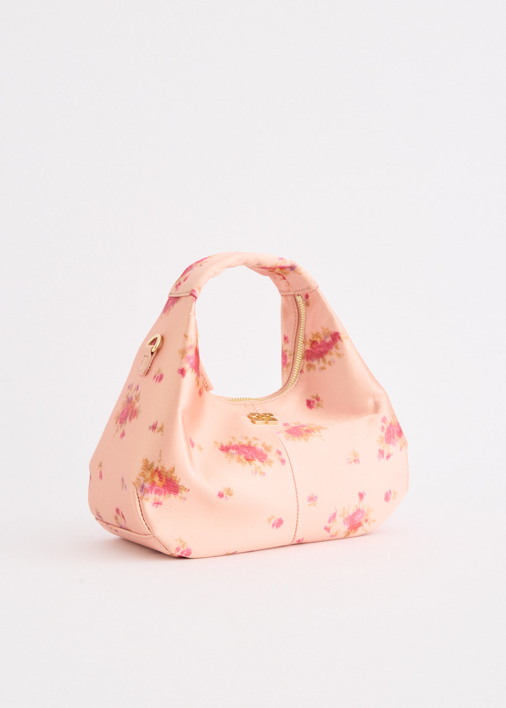 Satin Mini Hobo Bag