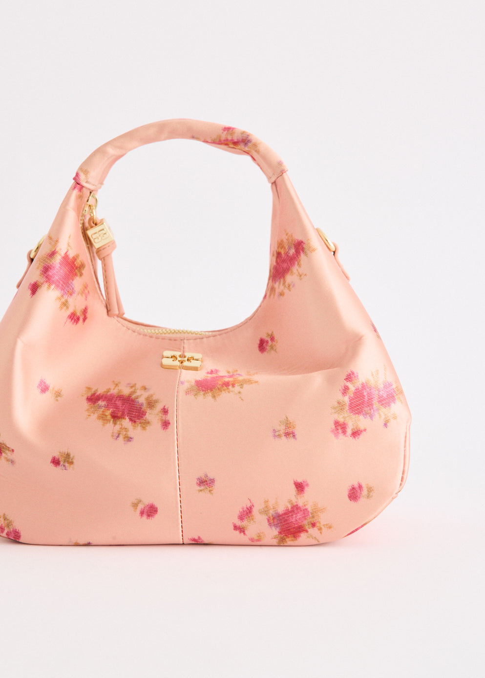 Satin Mini Hobo Bag