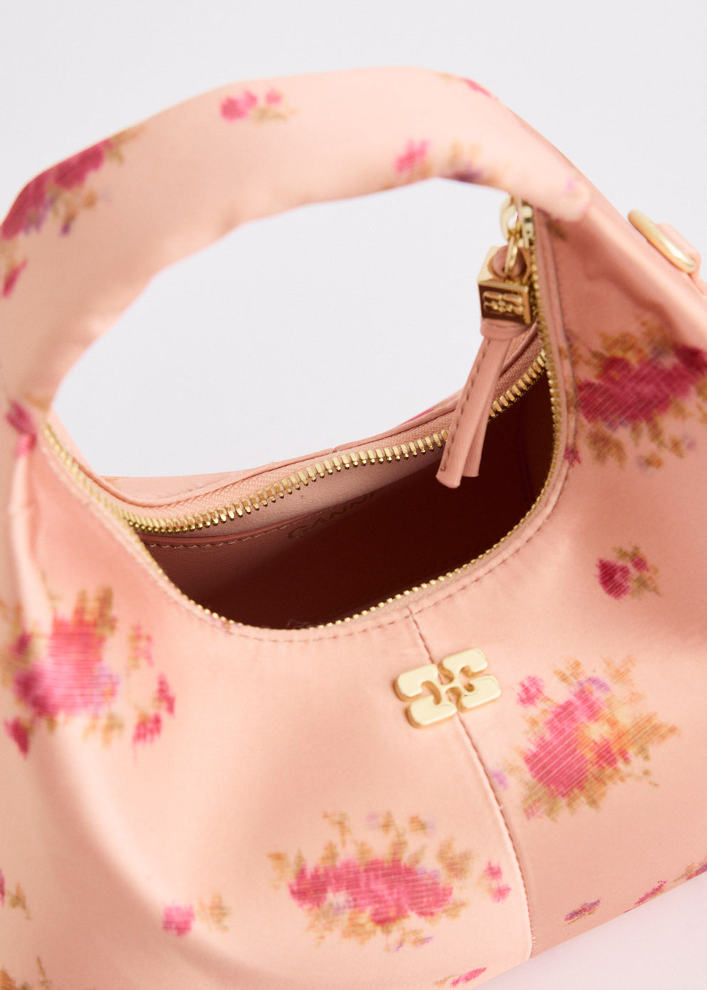 Satin Mini Hobo Bag