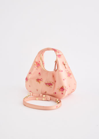 Satin Mini Hobo Bag