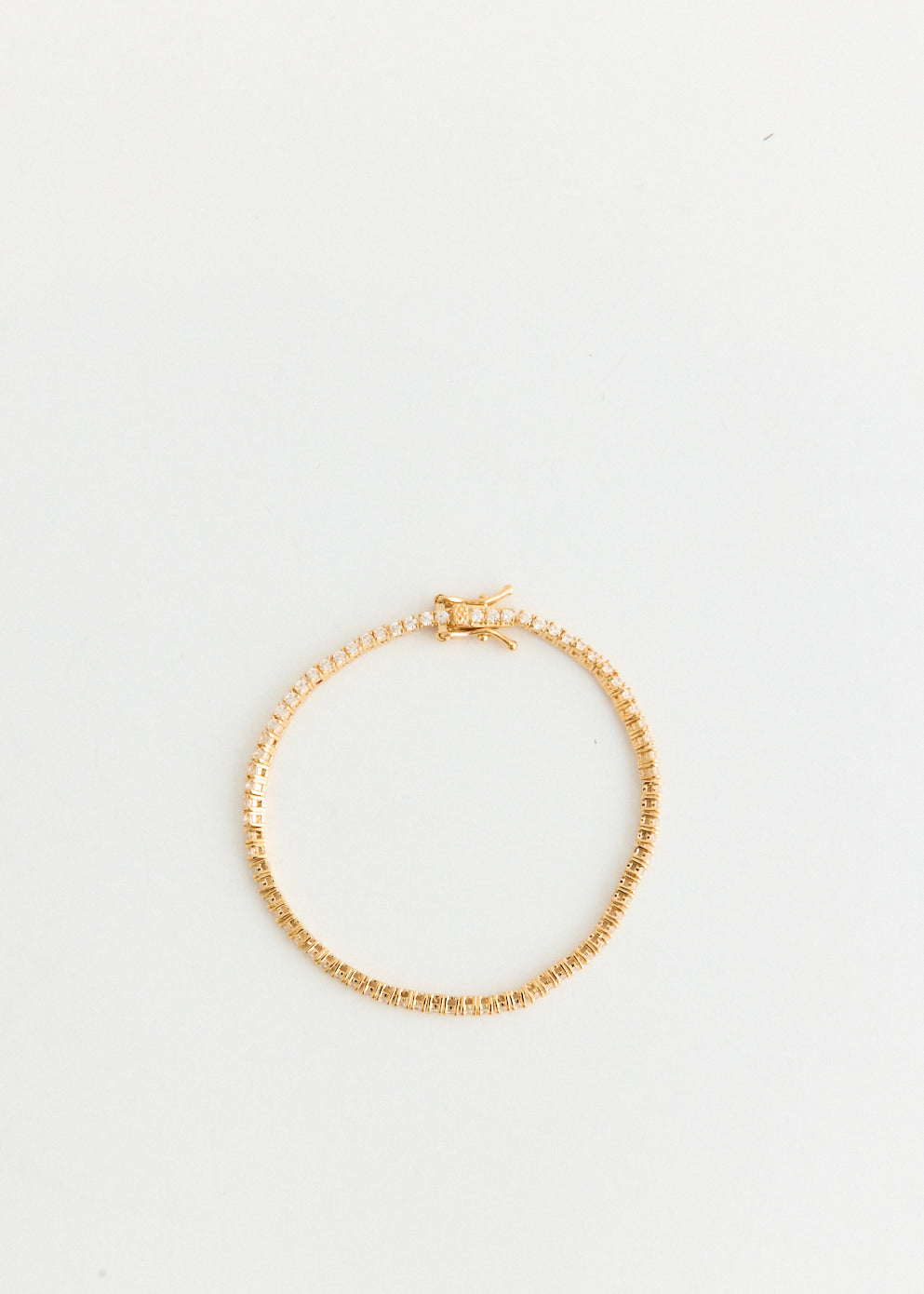 Gold Tennis Bracelet