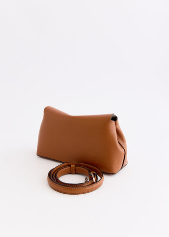 T-Lock Grained-Leather Clutch