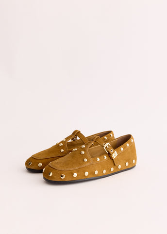 Mary Jenny Studs Suede