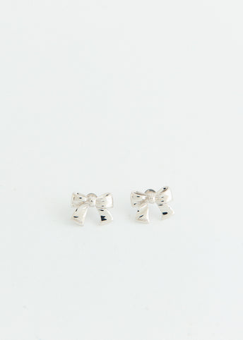 Ribbon Stud Earrings Medium