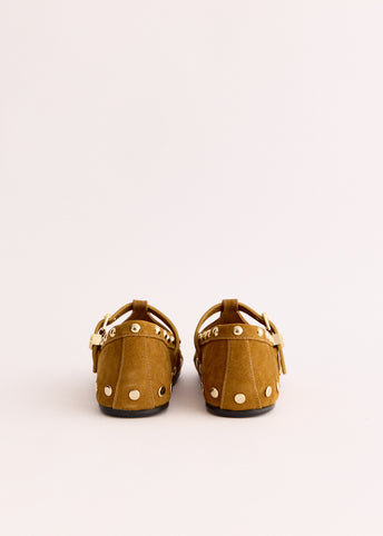 Mary Jenny Studs Suede