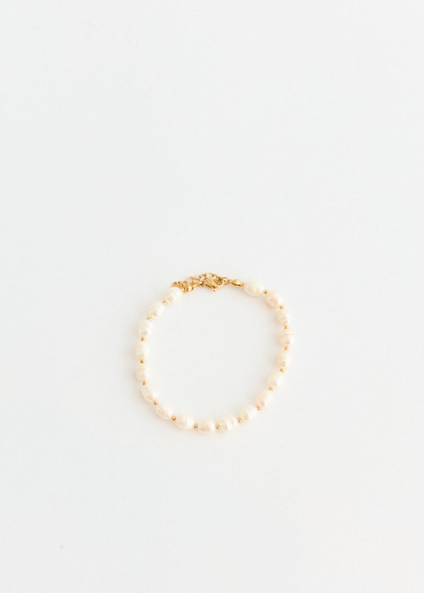 Medium Beads Freshwater Pearls Bracelet