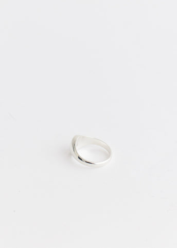 TYPE 019 Enamel Oval Signet Ring