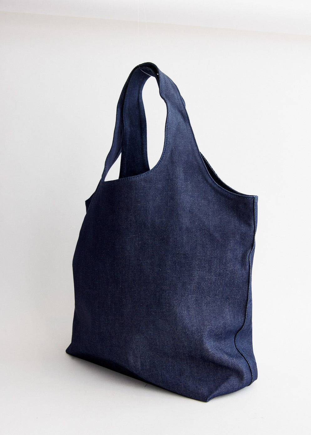 ★A.P.C.★ Small Ninon Tote Bag Indigo COCSXM61861IAI COCSXM A.P.C. Ninon Small Unisex Tote Bag Indigo COCSXM61861IAI