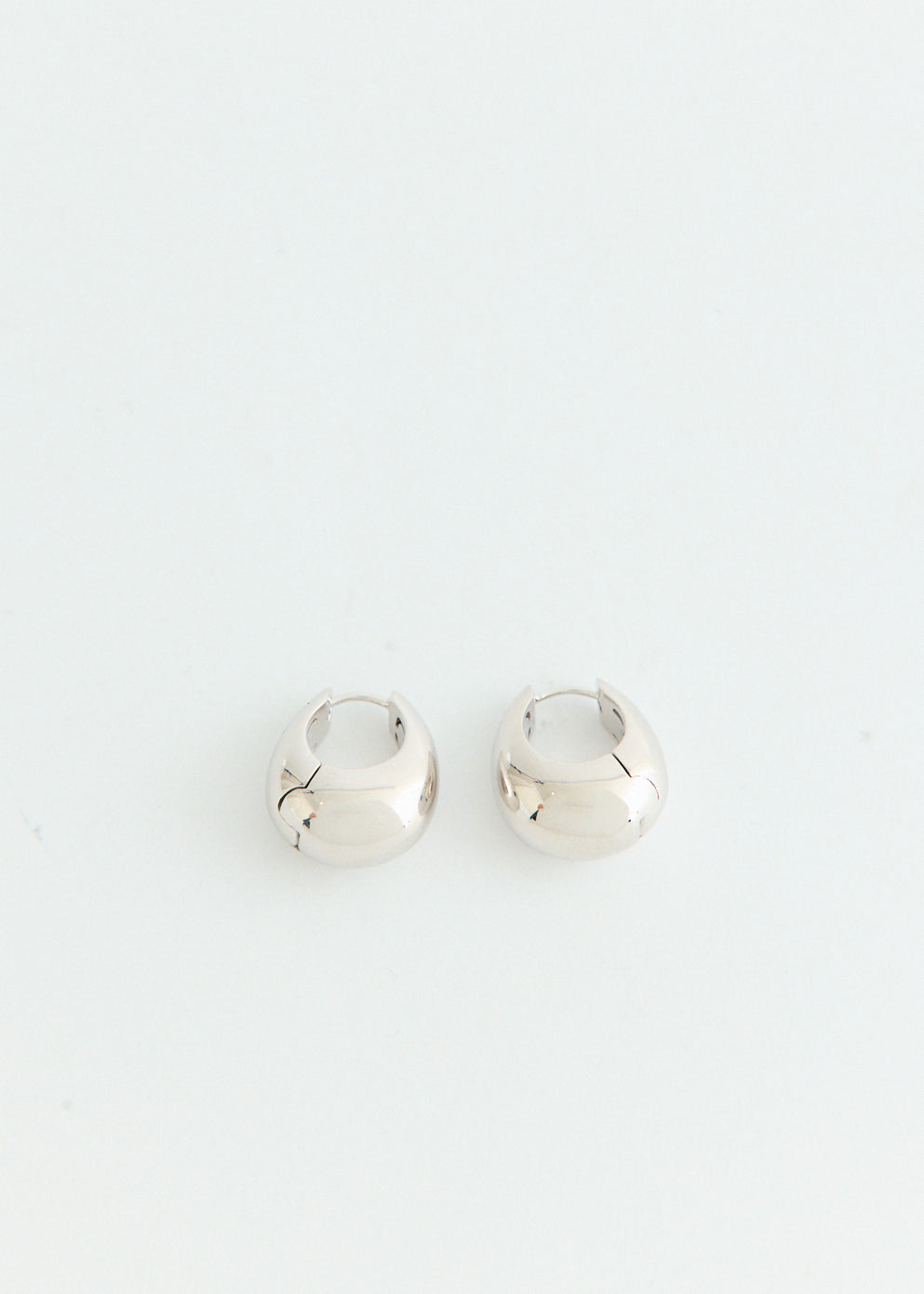 Volume Waterdrop One-touch Earrings Medium