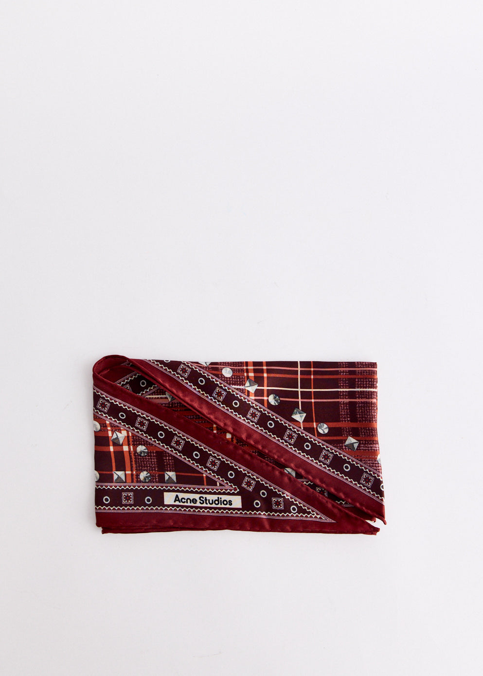 Volta Triangle Check Scarf