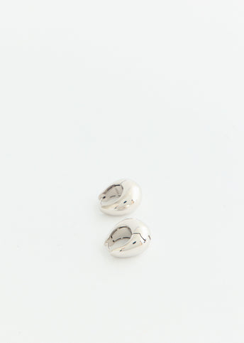 Volume Waterdrop One-touch Earrings Medium