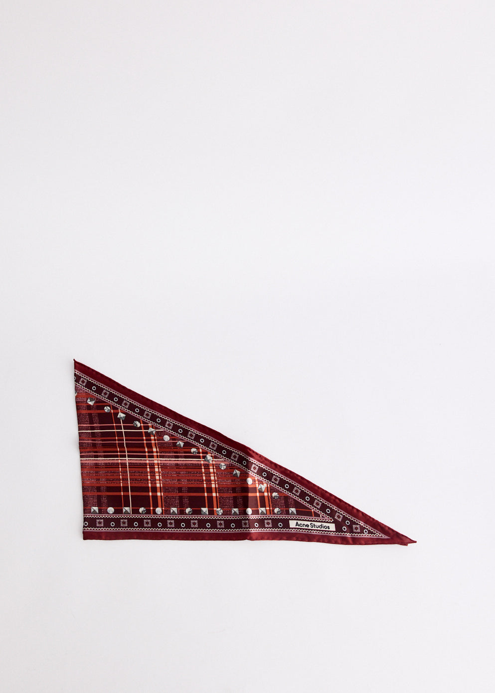 Volta Triangle Check Scarf