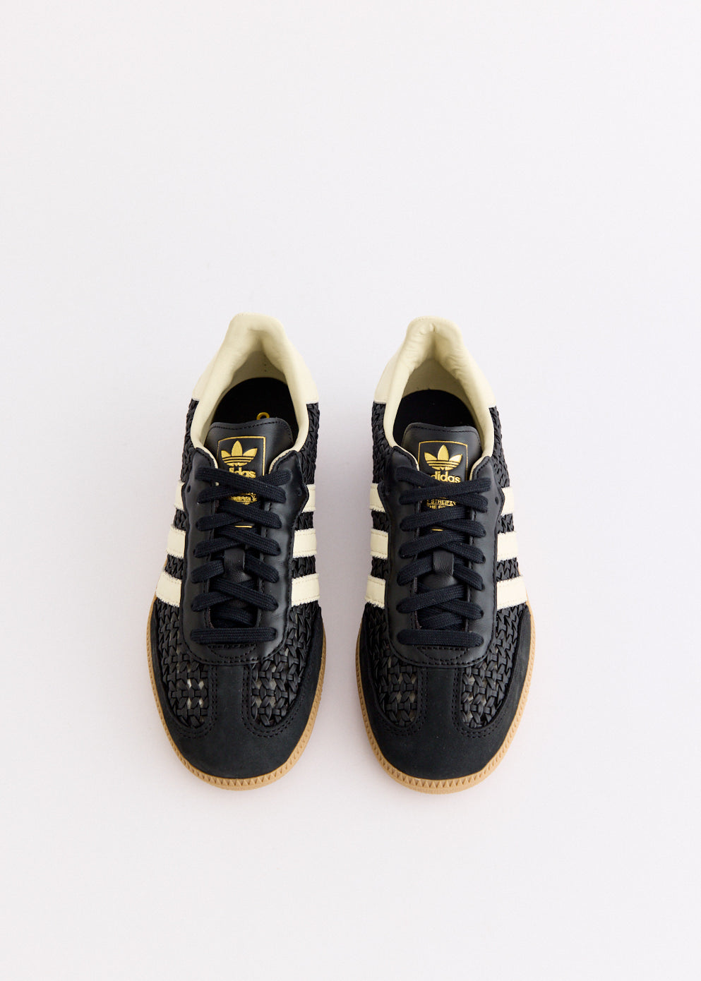 Women's Samba OG Basketweave 'Core Black' Sneakers