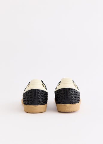 Women's Samba OG Basketweave 'Core Black' Sneakers