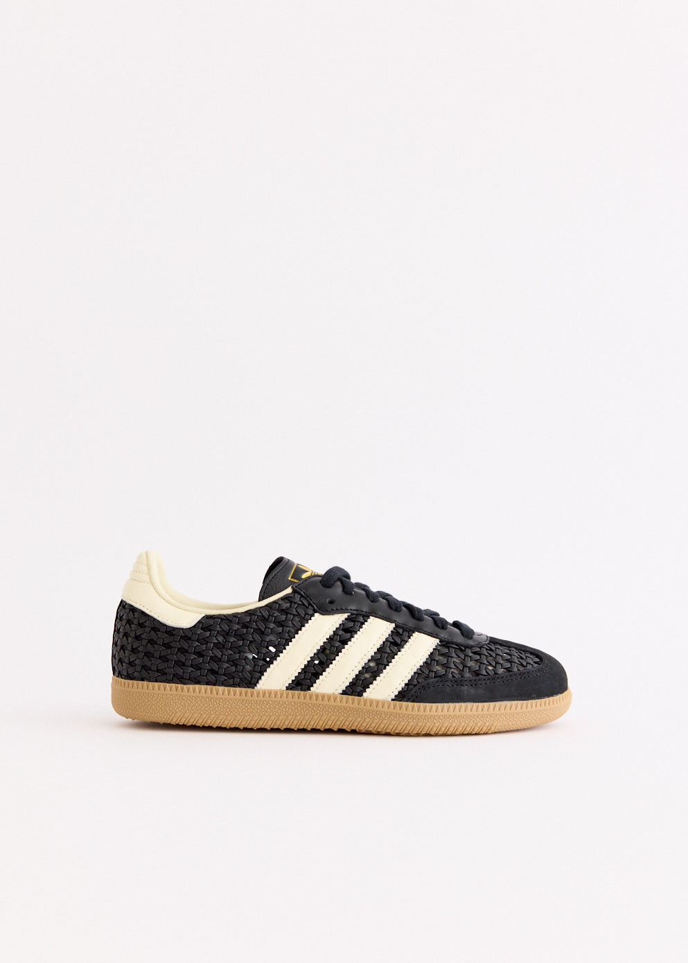 Women's Samba OG Basketweave 'Core Black' Sneakers