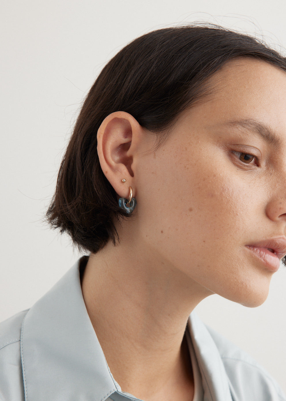 Incu Jewellery - Hoop And Resin Heart Earring - Earring,Specials : American Fashion Style Bags On Sale Incu Jewellery - Hoop And Resin Heart Earring - Earring,Specials : American Fashion Style Bags On Sale