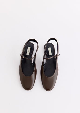 Slingback Mary Jane Ballet Flats
