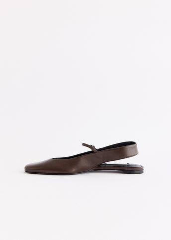 Slingback Mary Jane Ballet Flats