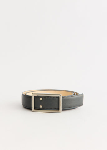 Holeless Leather Classic Narrow Belt