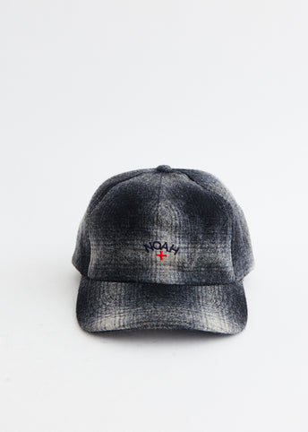 Shadow Plaid 5-Panel Cap